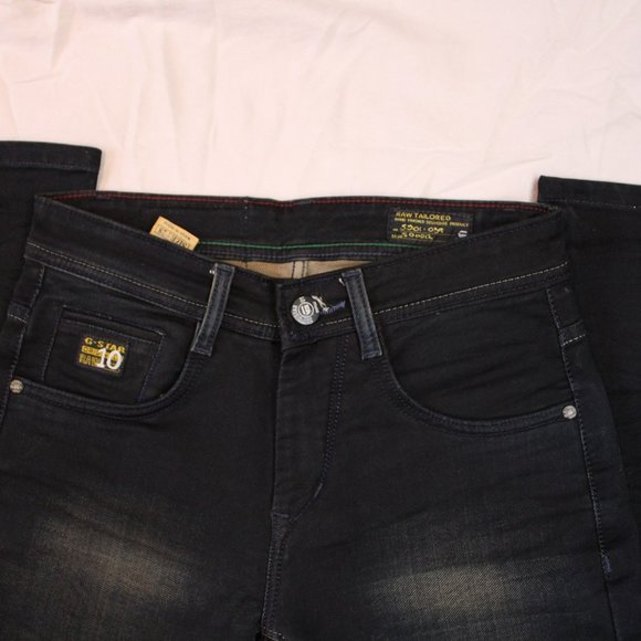 G Star Raw Jeans Men's Size 28 Tailored Fit Black Faded Stretch Denim 3301 D48 - Picture 11 of 16